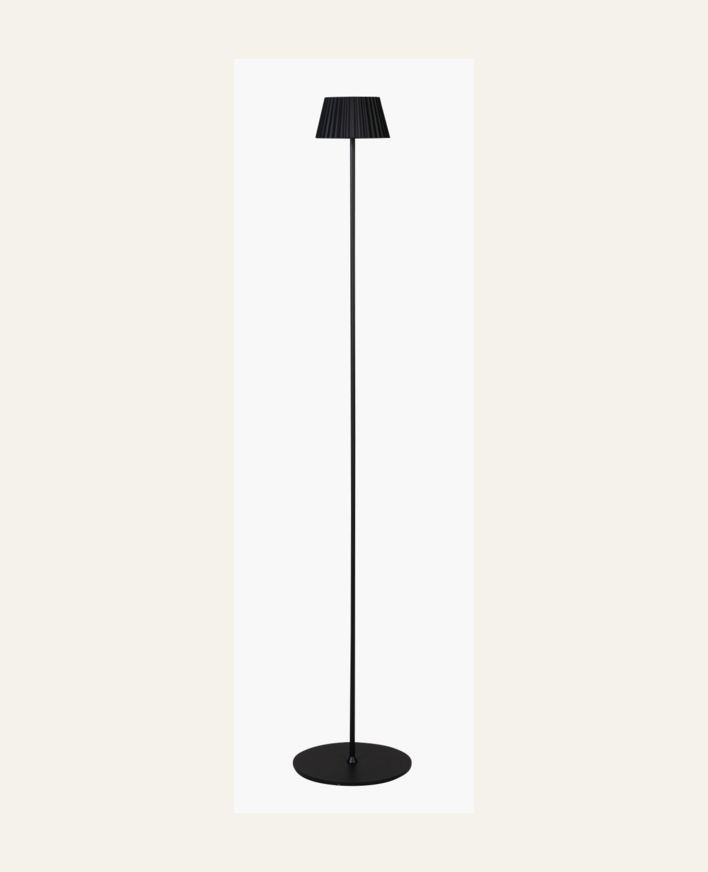 Led gulvlampe svart - 122 cm ø13,5 svart - 1