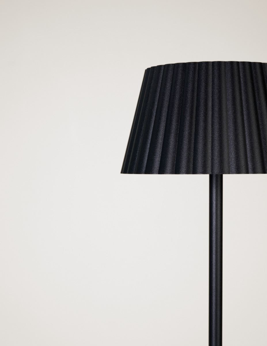 Led gulvlampe svart - 3