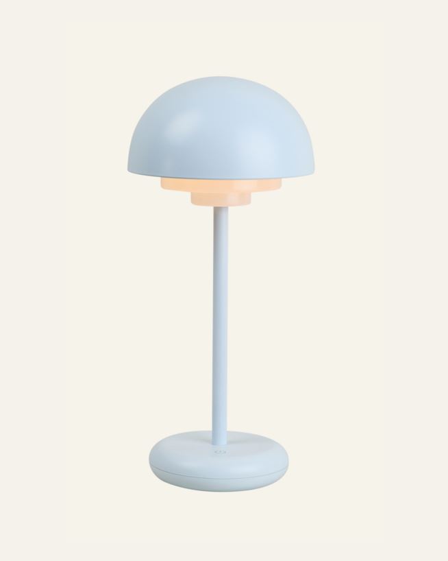 Led bordlampe lys blå - 28,2 cm ø13,7 lys blå - 1
