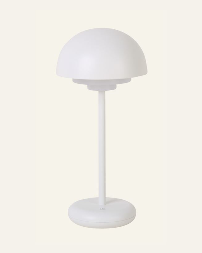 Led bordlampe hvit - 28,2 cm ø13,7 hvit - 1