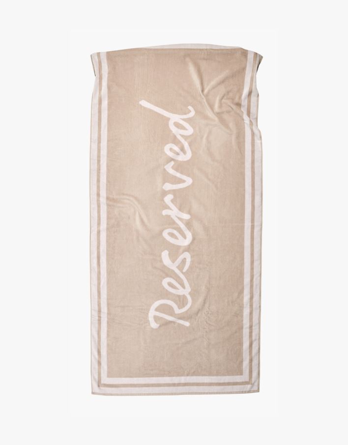 Badehåndkle sand - 90x185 cm sand - 1