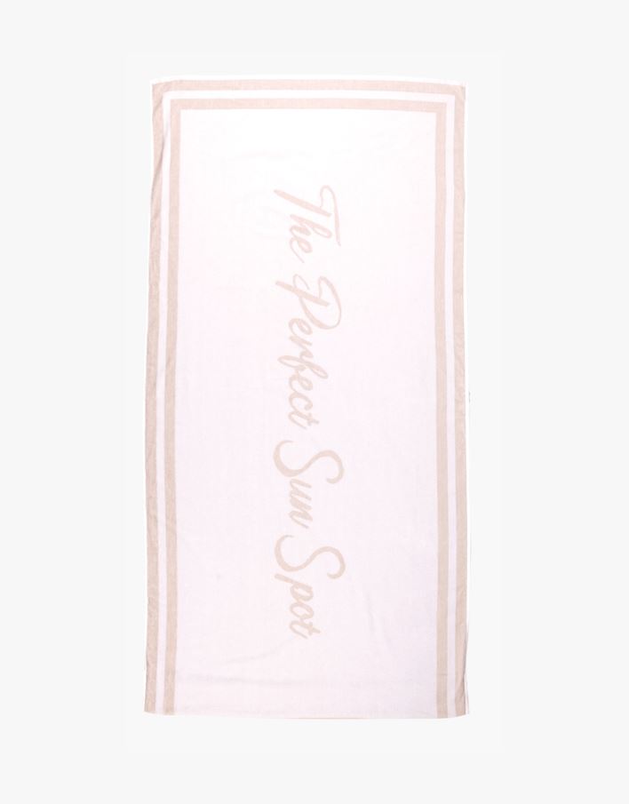 Badehåndkle hvit - 90x185 cm hvit - 1