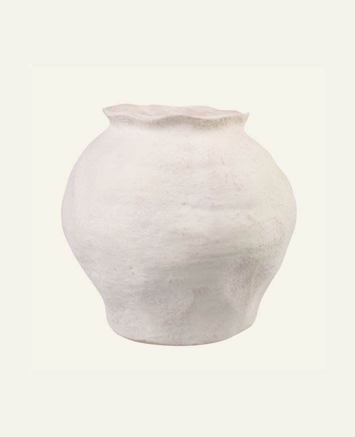 Vase hvit - 25,6x25,6x24,4 cm hvit - 1