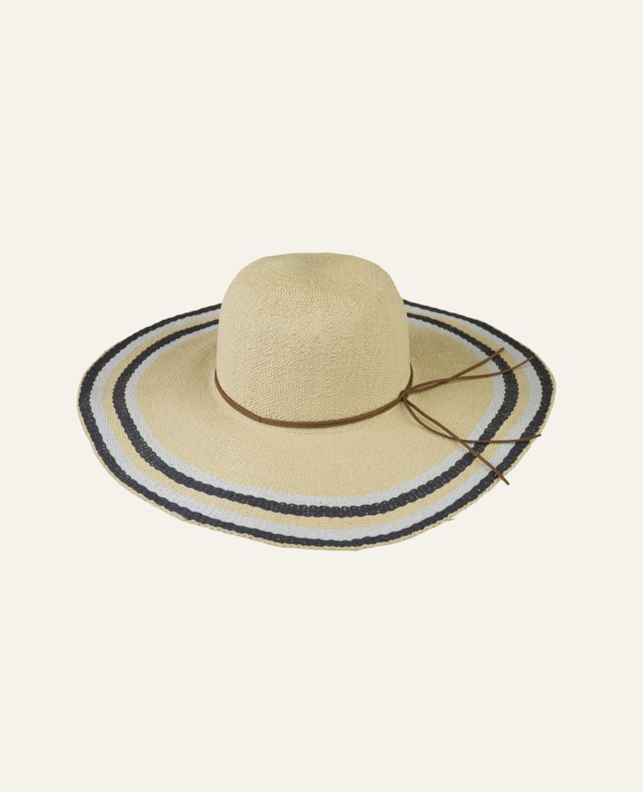 Stråhatt multi blå - 56,5 cm multi blå - 1