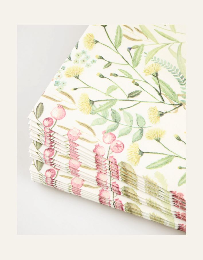 Papirservietter beige - 2