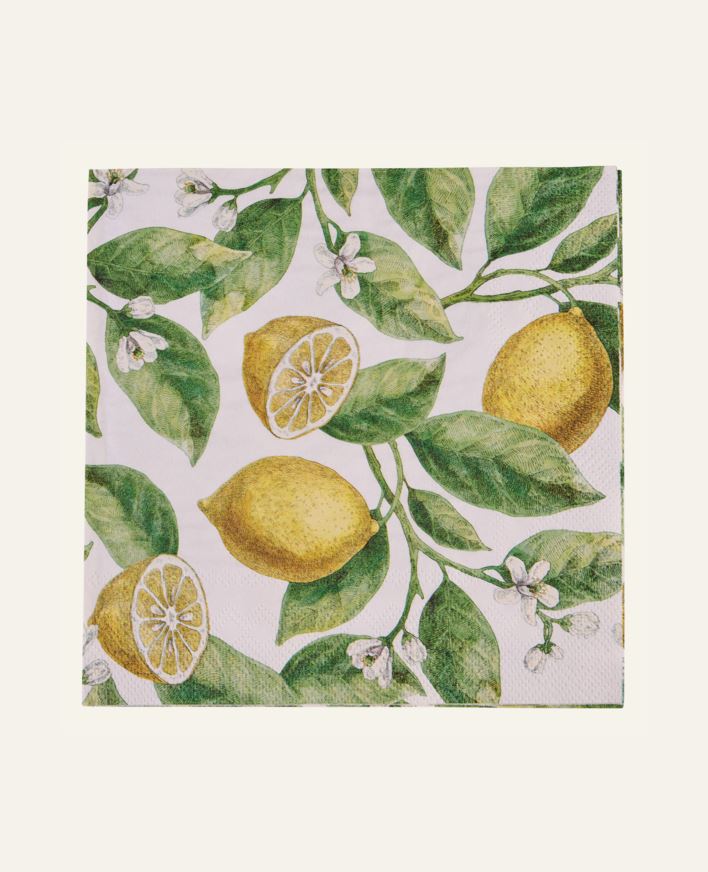 Papirservietter multi gul - 33x33 cm multi gul - 1