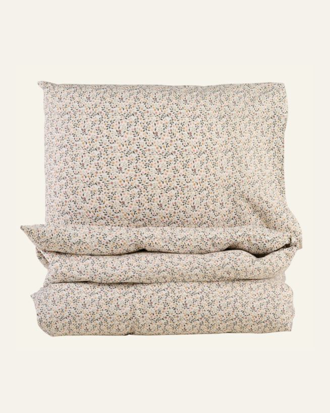 Bomull sengesett multi grønn - 140x220 cm multi grønn - 1