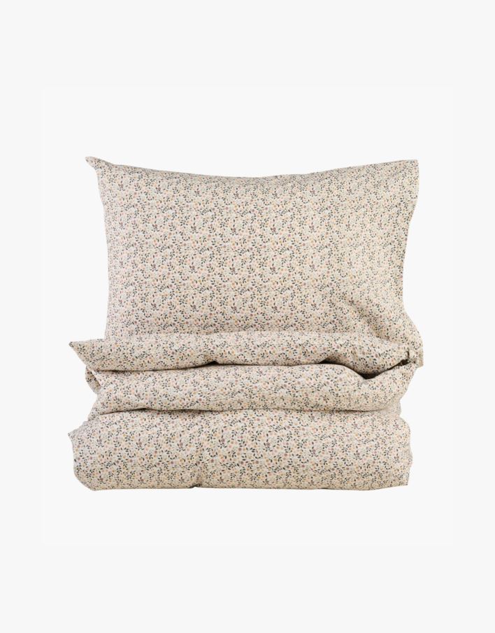 Bomull sengesett multi grønn - 140x220 cm multi grønn - 1