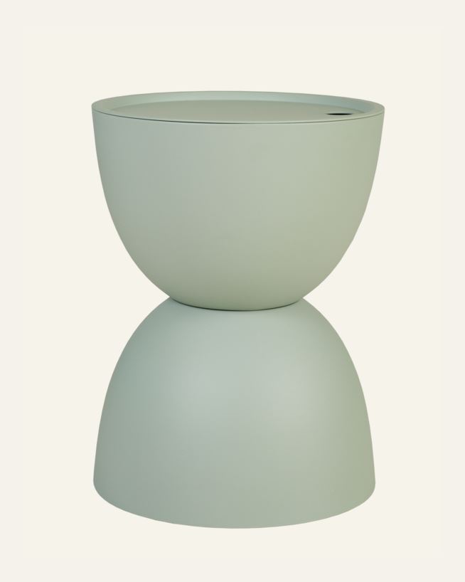 Hagebord lindegrønn - h46 cm ø34 lindegrønn - 1