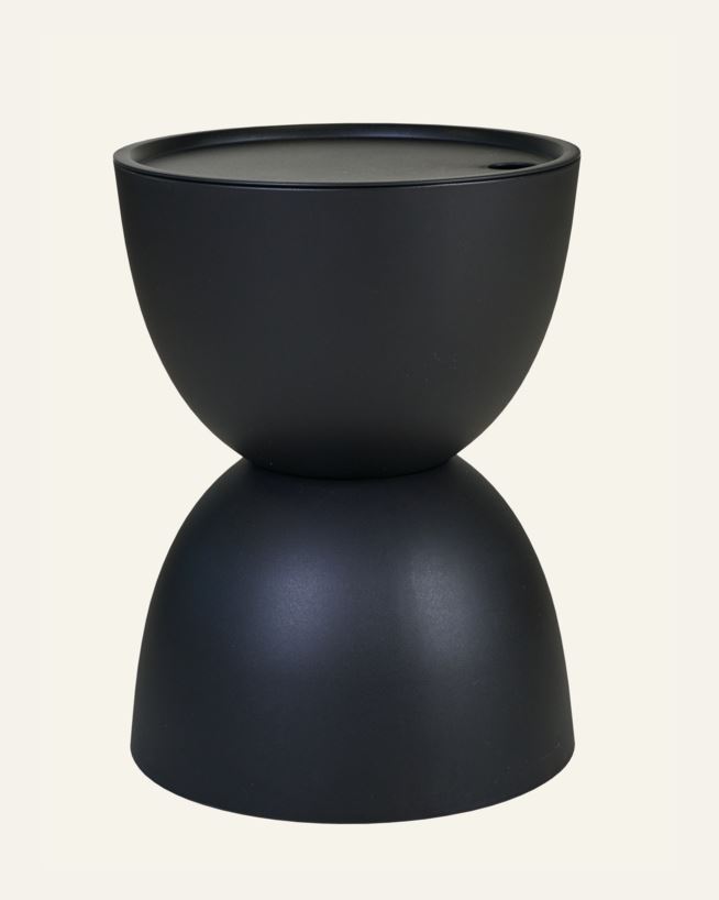 Hagebord svart - h46 cm ø34 svart - 1