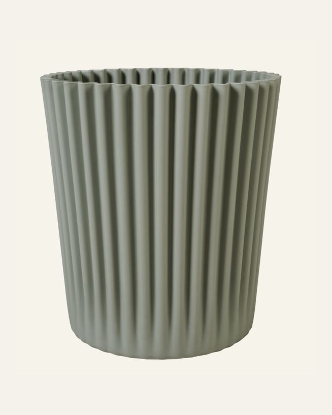 Utepotte grågrønn - 39x39x44 cm Grågrønn - 1