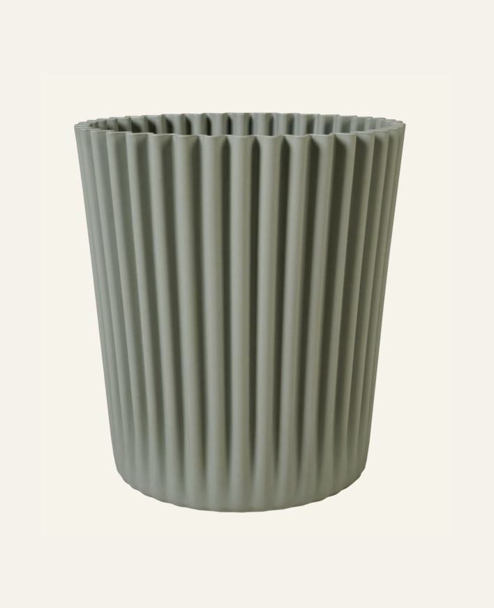 Utepotte grågrønn - 39x39x44 cm Grågrønn - 1