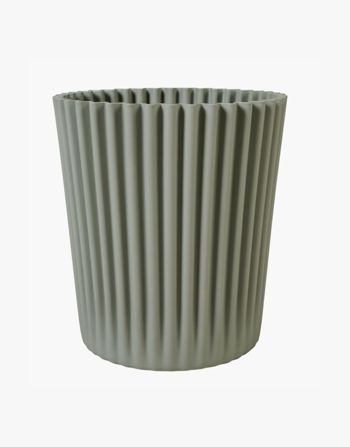 Utepotte grågrønn - 39x39x44 cm Grågrønn - 1