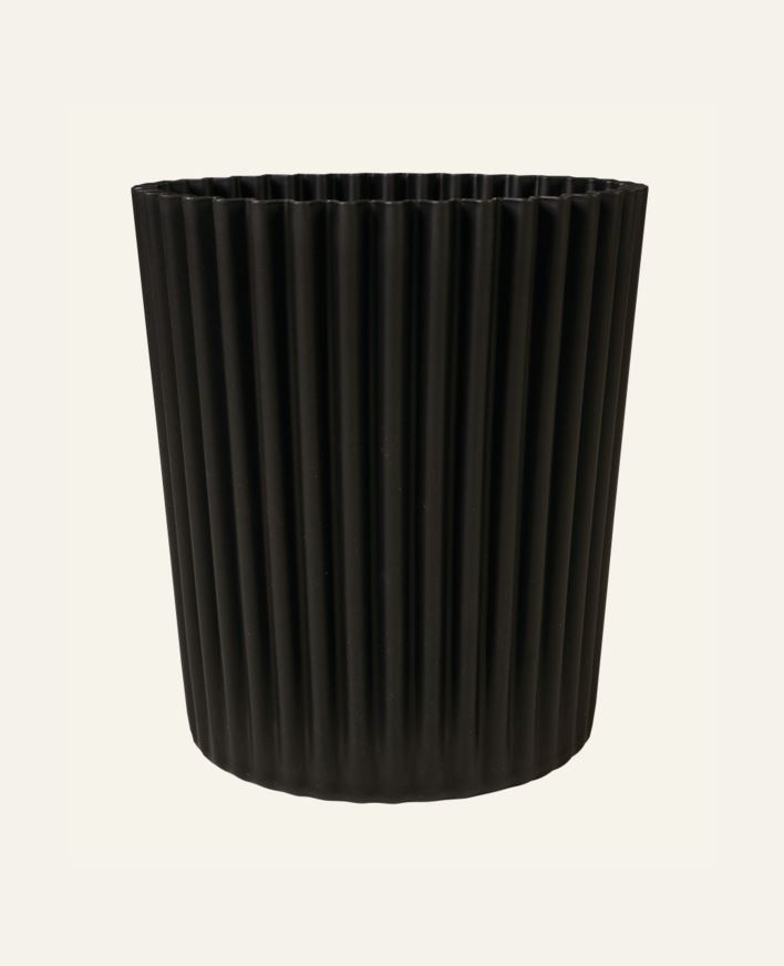 Utepotte svart - 39x39x44 cm svart - 1