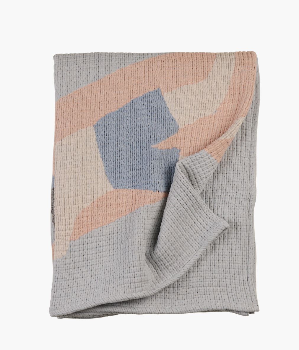 Pledd multi blå - 3