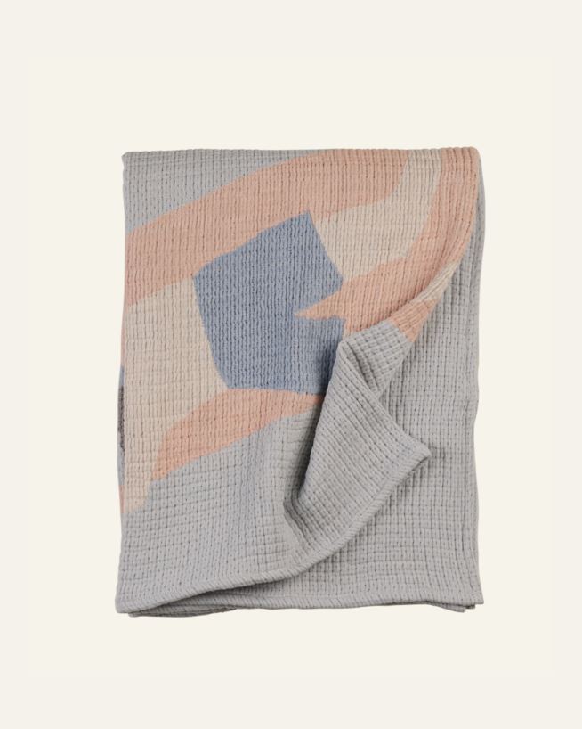 Pledd multi blå - 130x170 cm multi blå - 1
