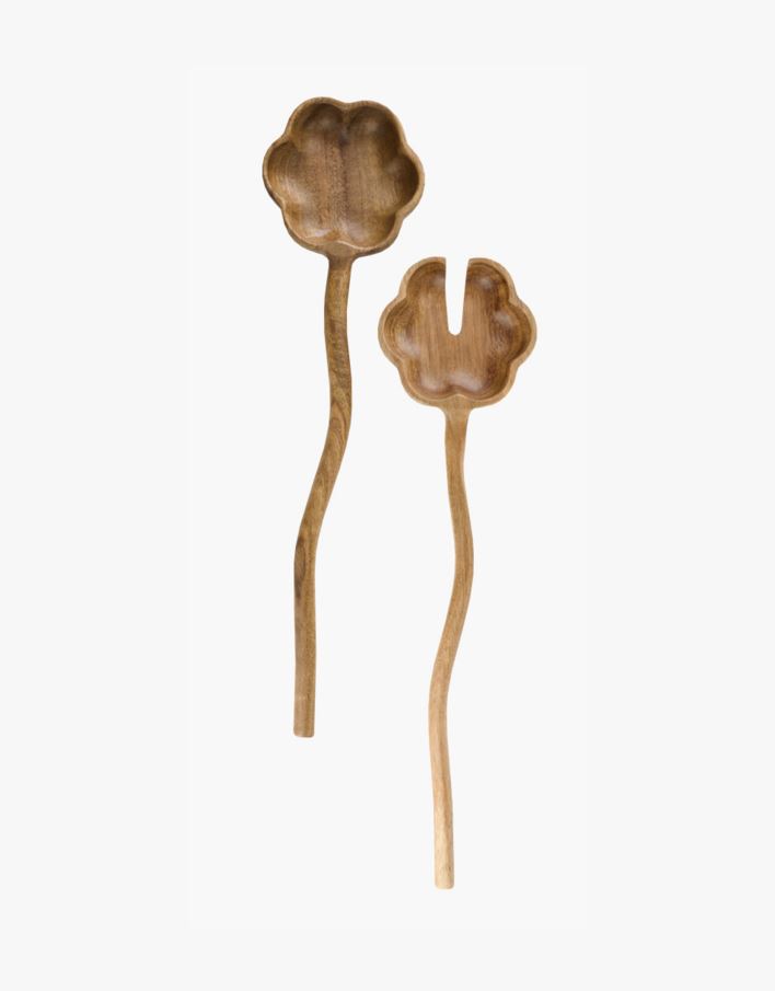 Salatbestikk natur - 31,5 cm natur - 1