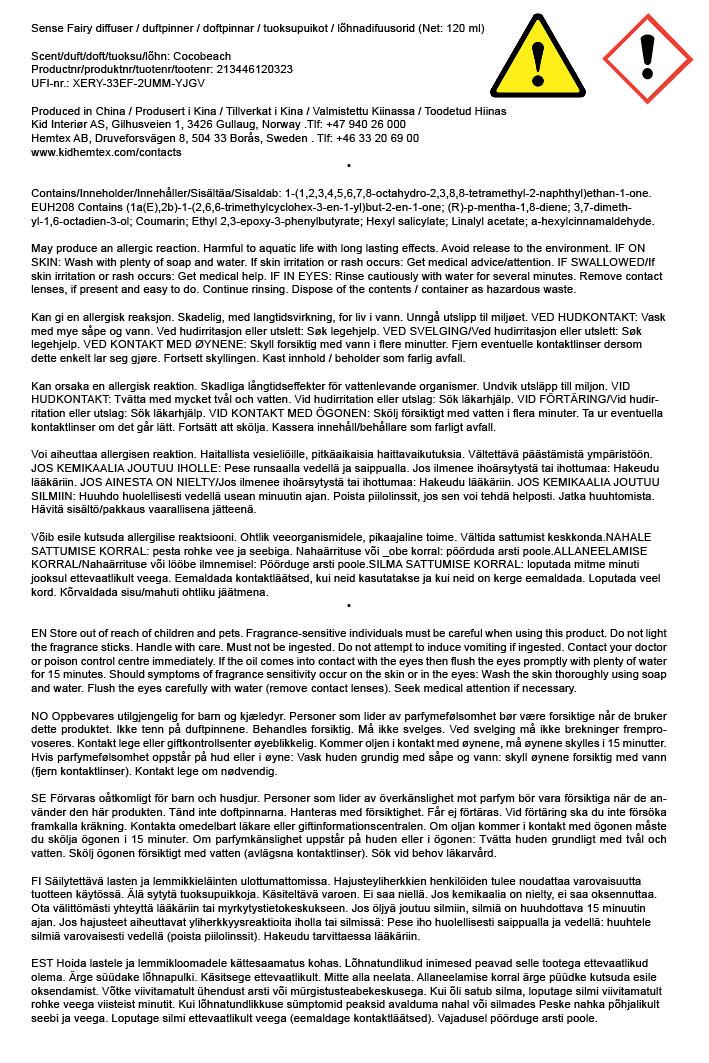 Duftpinner multi beige - 3