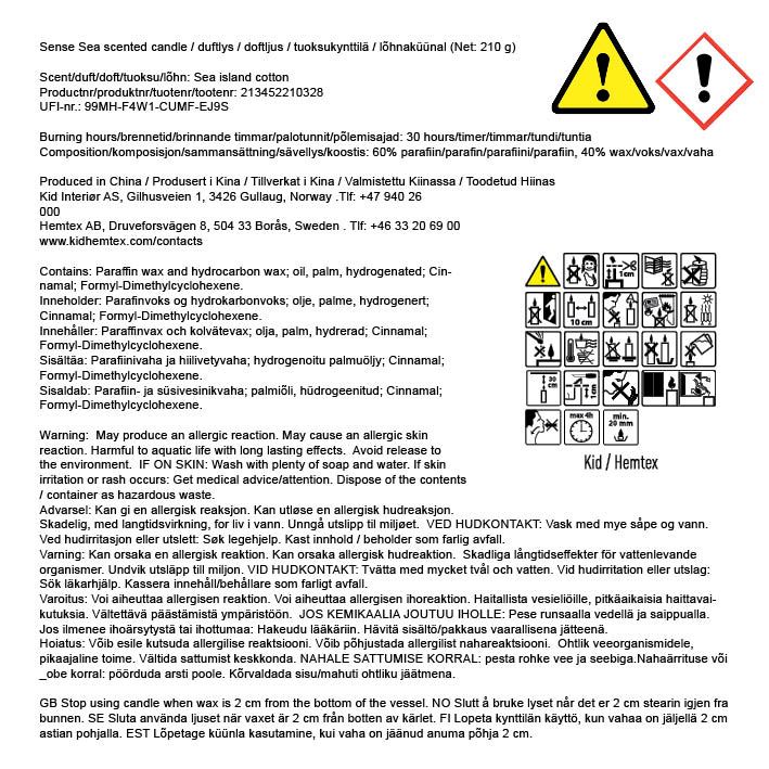 Duftlys multi blå - 4