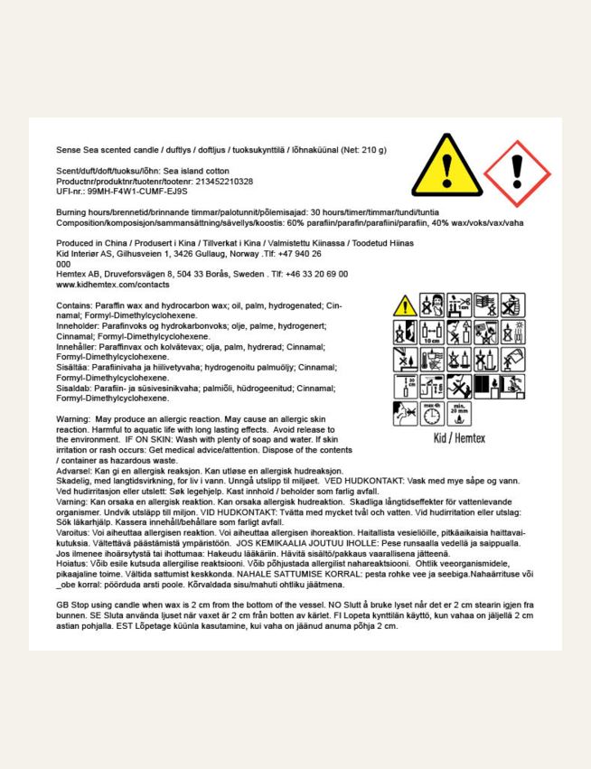 Duftlys multi blå - 4