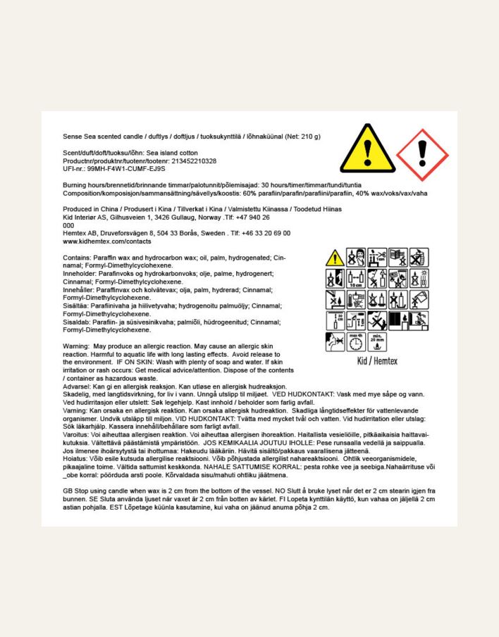 Duftlys multi blå - 4