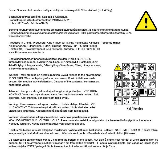 Duftlys multi beige - 3