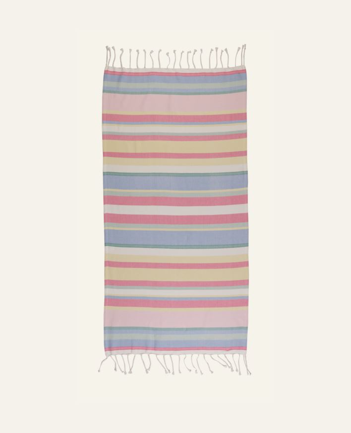 Badehåndkle multi rosa - 75x150 cm multi rosa - 1