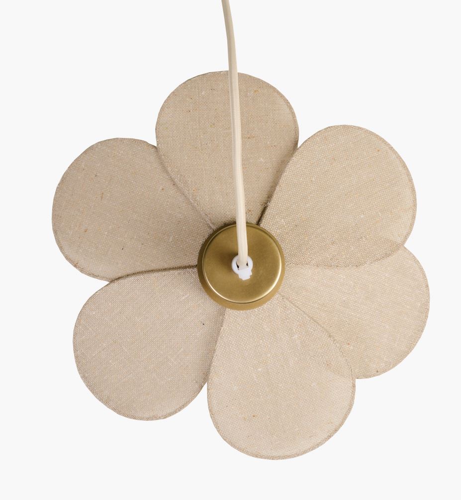 Taklampe natur - 30x30x9 cm natur - 1