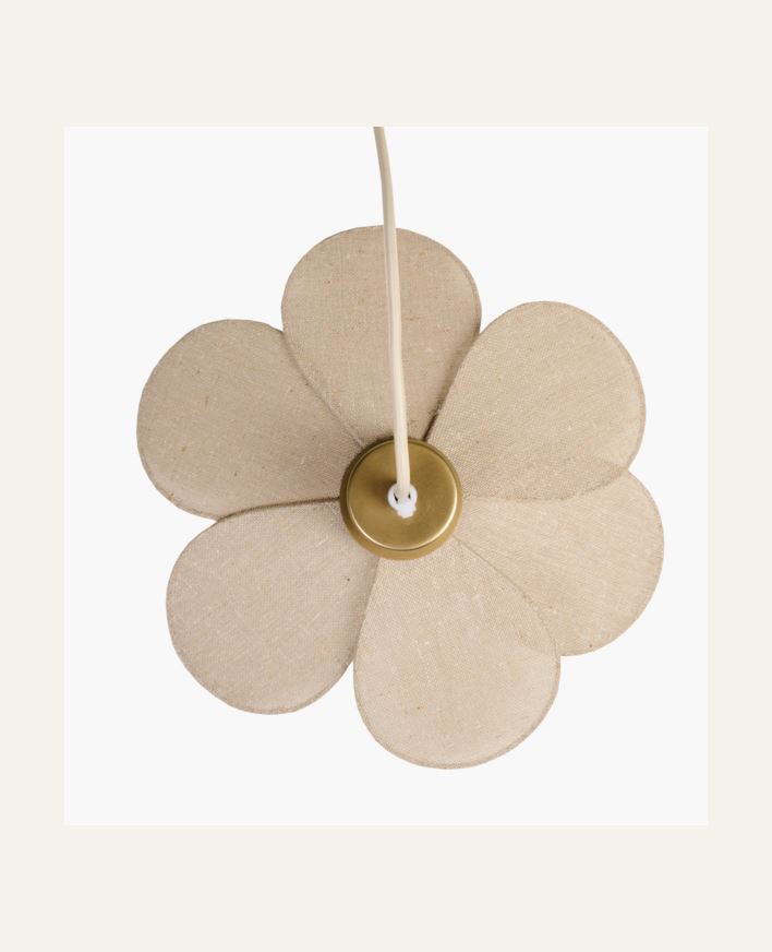 Taklampe natur - 83x83x15 cm natur - 1