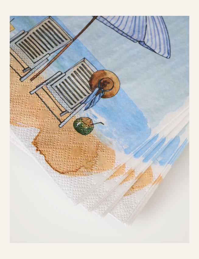 Papirservietter multi - 2