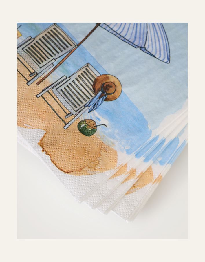 Papirservietter multi - 2