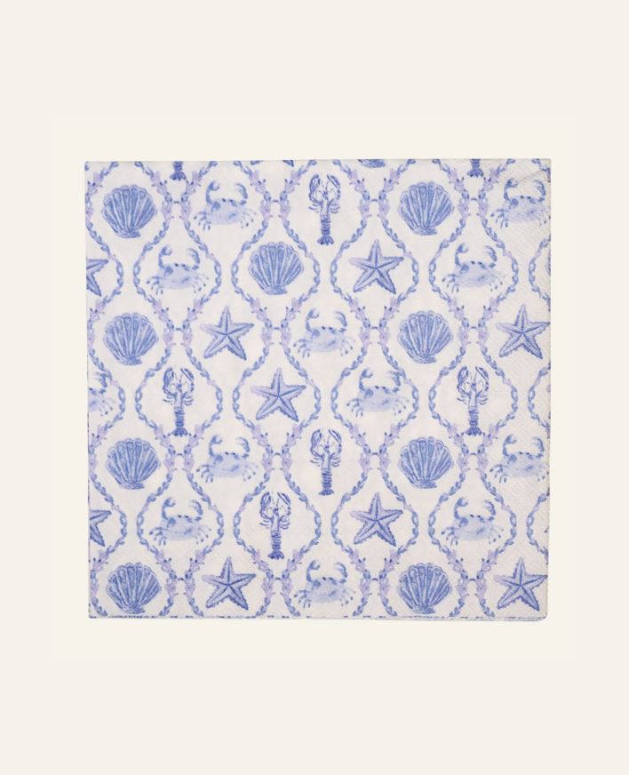 Middagsservietter blå - 40x40 cm blå - 1