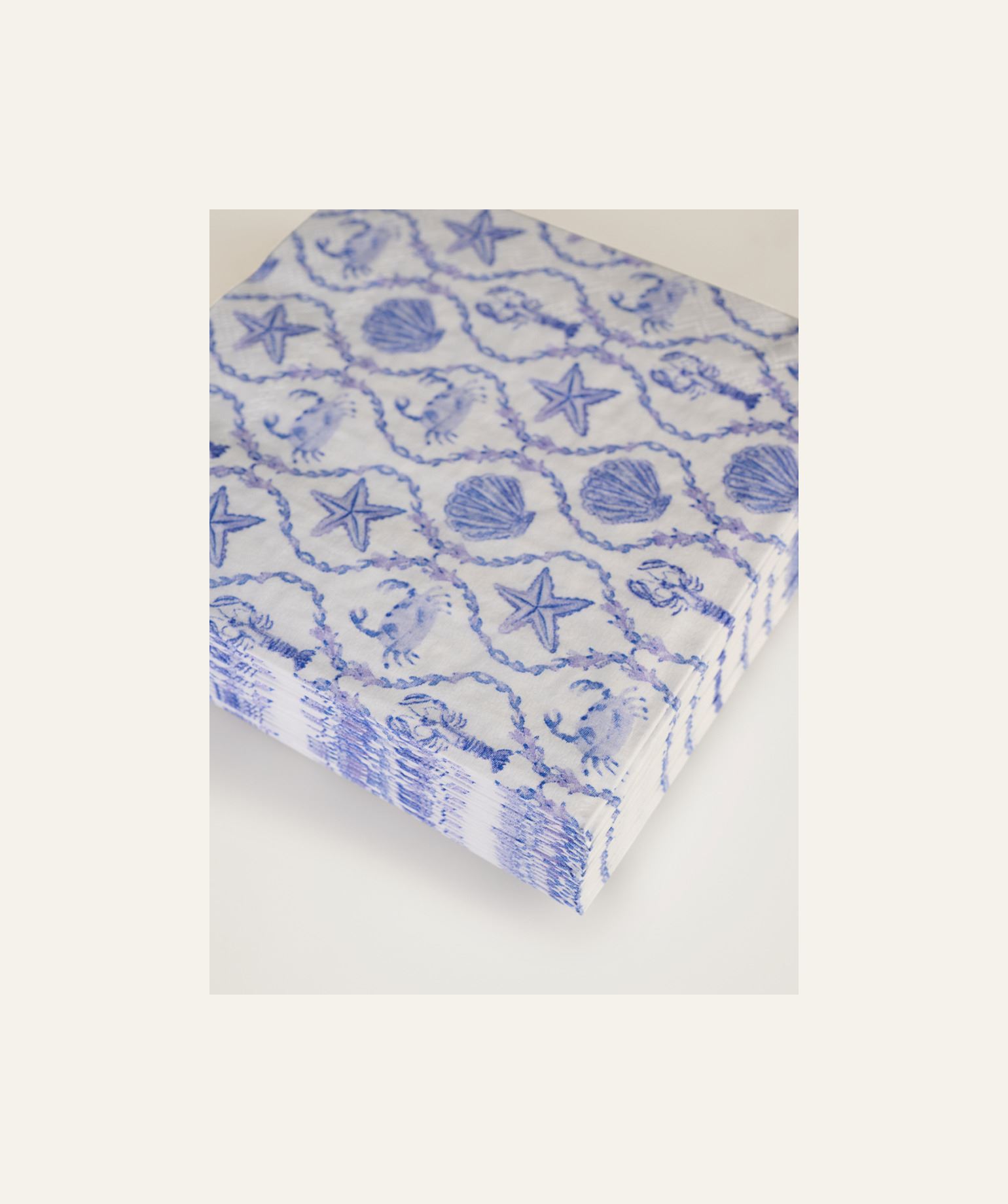 Coctail papirserviett blå - 2