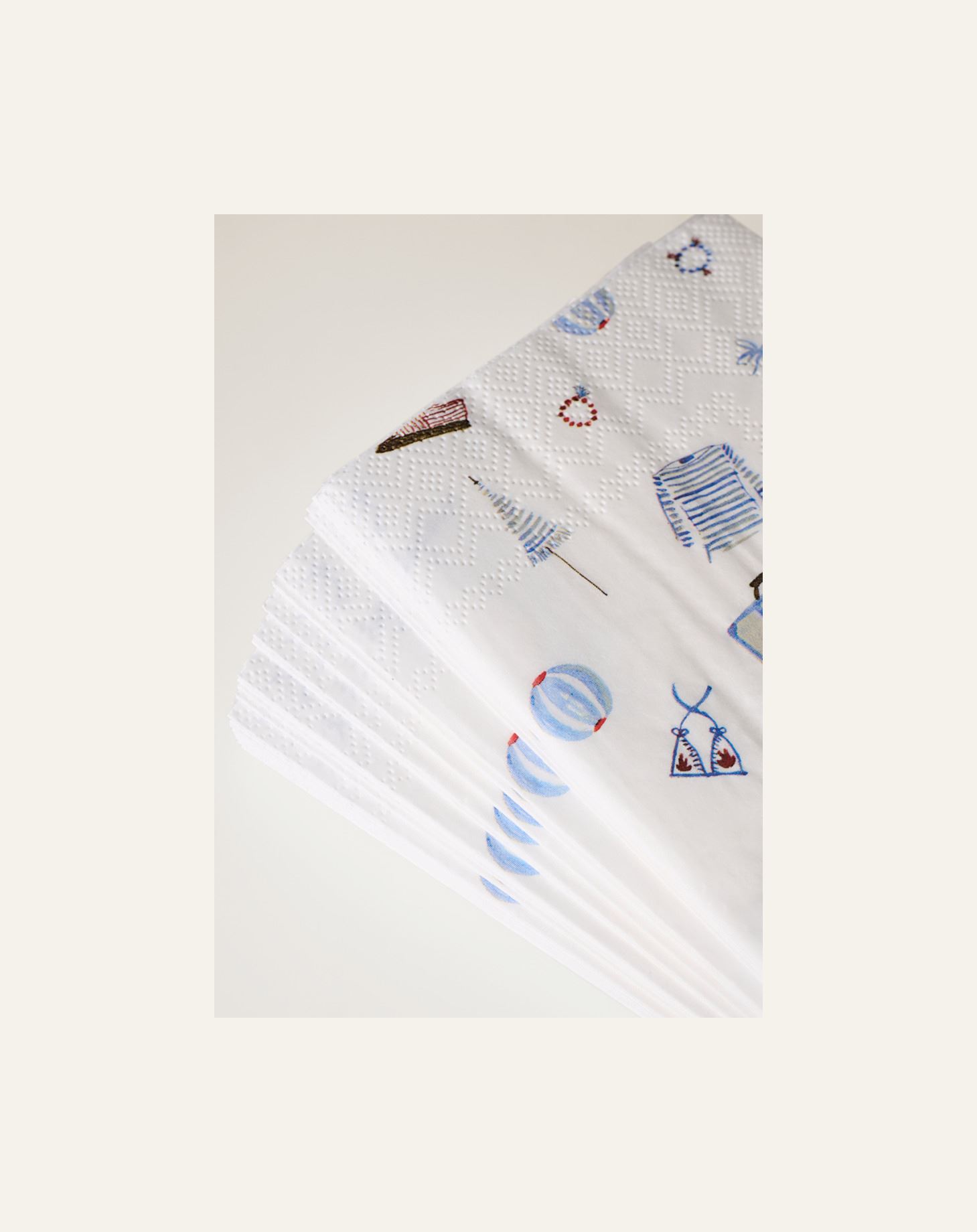 Buffet papirservietter multi blå - 3