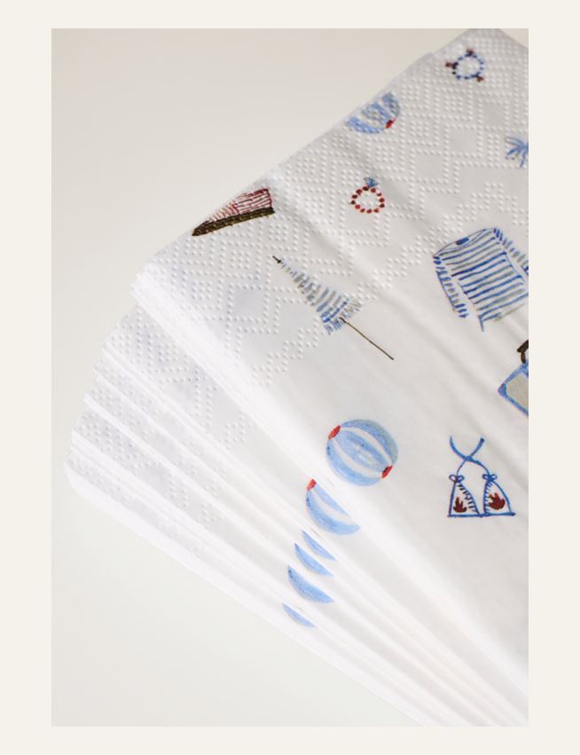 Buffet papirservietter multi blå - 3