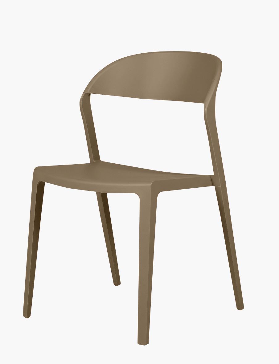 Hagestol mørk beige - 80 cm Mørk beige - 1