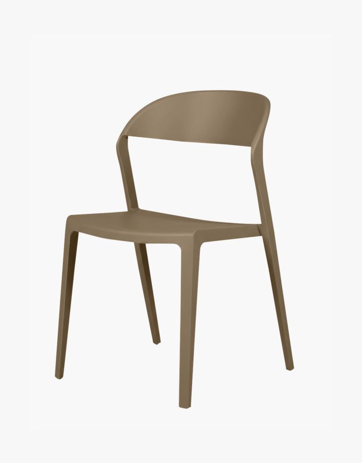 Hagestol mørk beige - 80 cm Mørk beige - 1