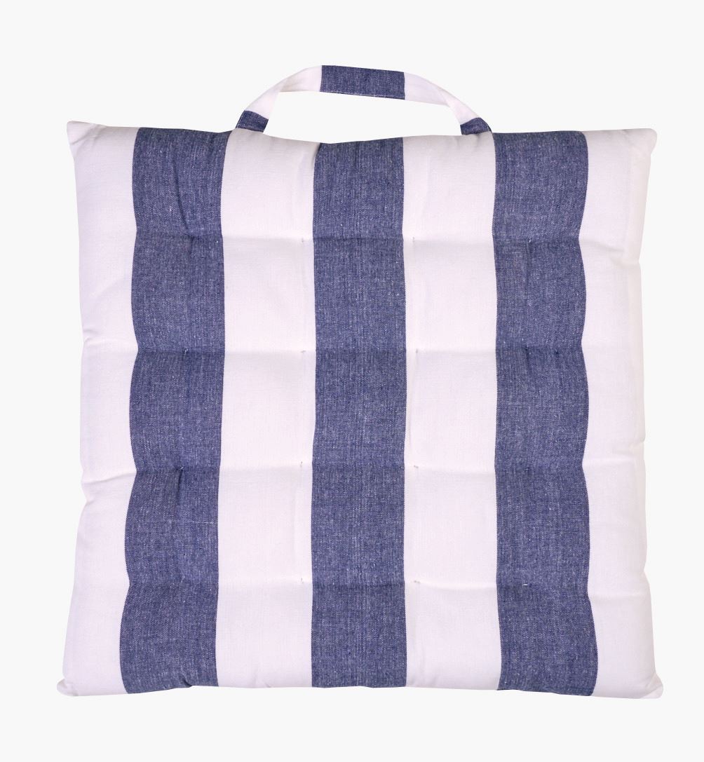 Sittepute marineblå - 50x50x5 cm marineblå - 1