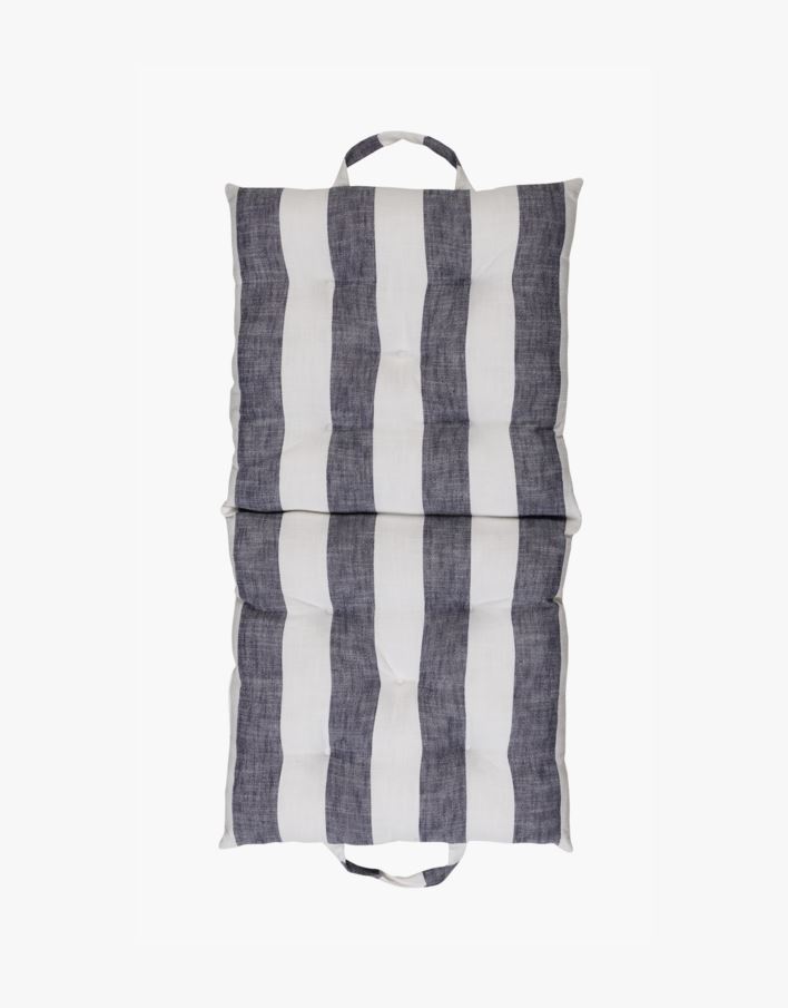 Foldbar sittepute mørk blå - 50x100x7 cm mørk blå - 1