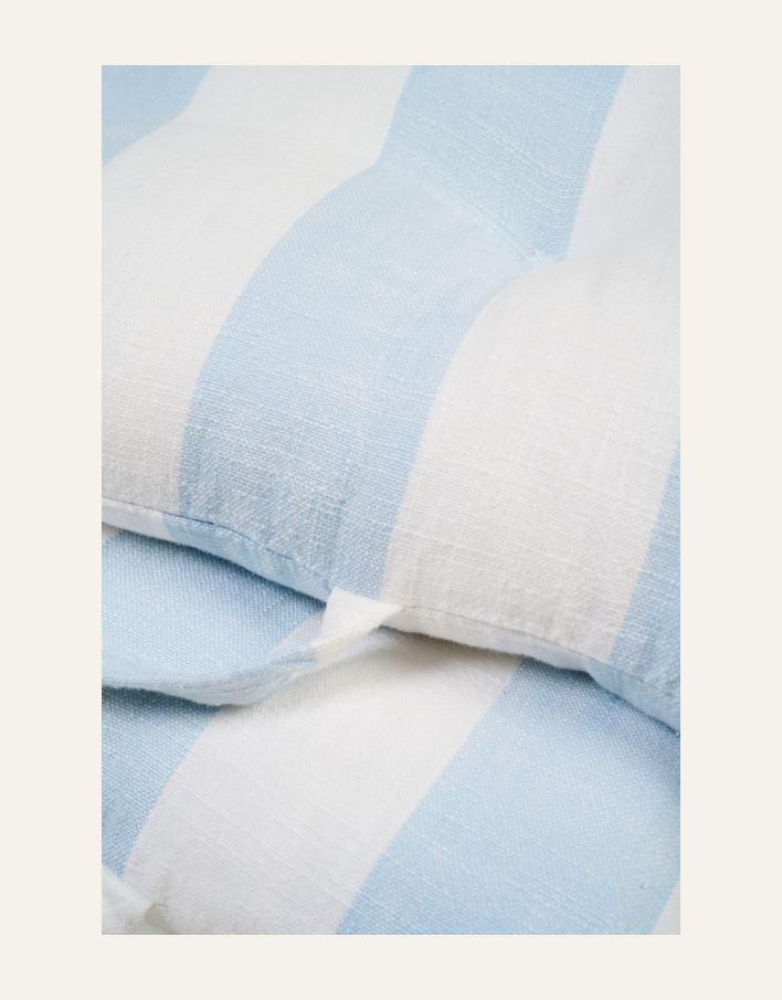 Foldbar sittepute himmelblå - 2