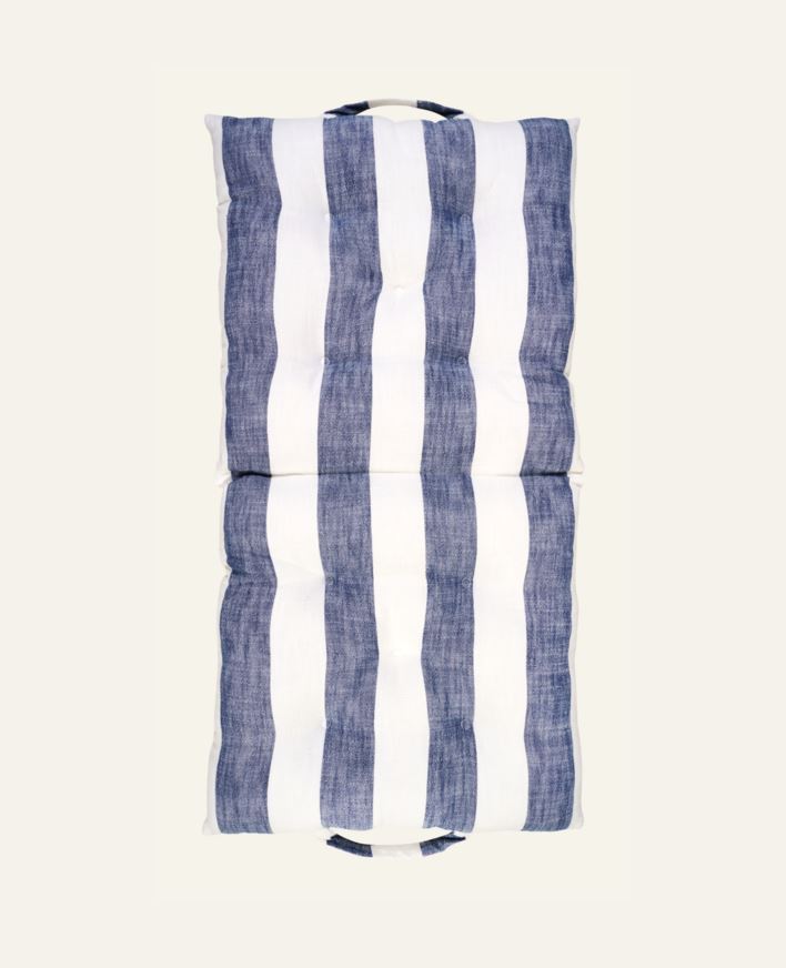 Foldbar sittepute marineblå - 50x100x7 cm marineblå - 1