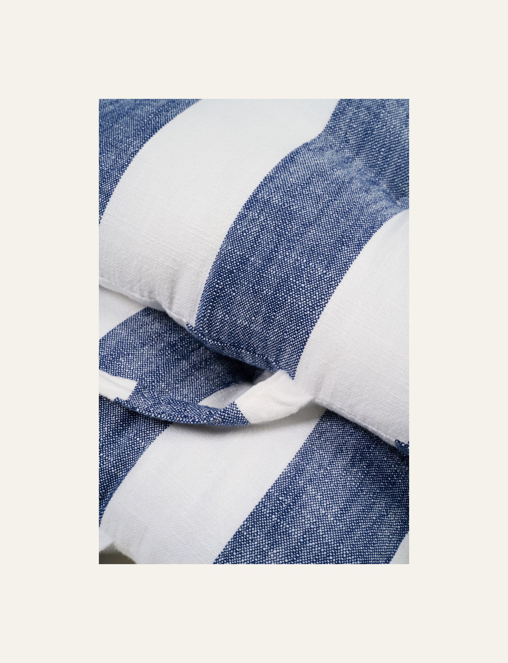 Foldbar sittepute marineblå - 3