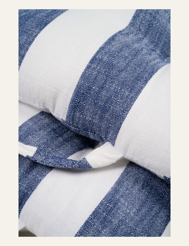 Foldbar sittepute marineblå - 3