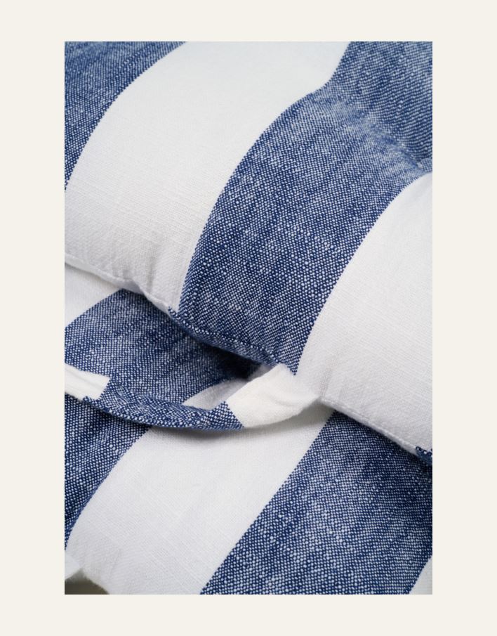 Foldbar sittepute marineblå - 3