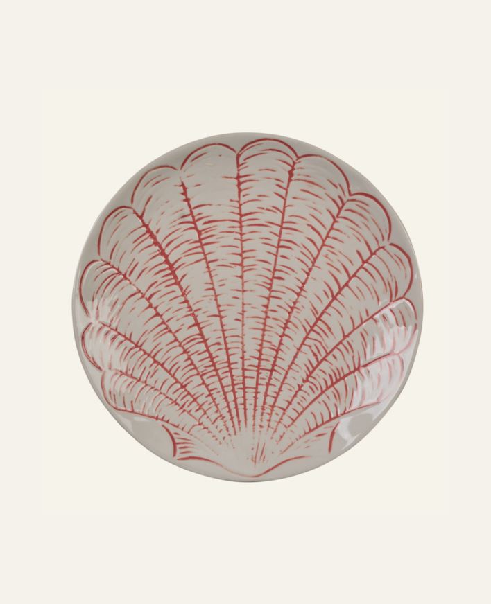 Tallerken korall - ø20 cm korall - 1