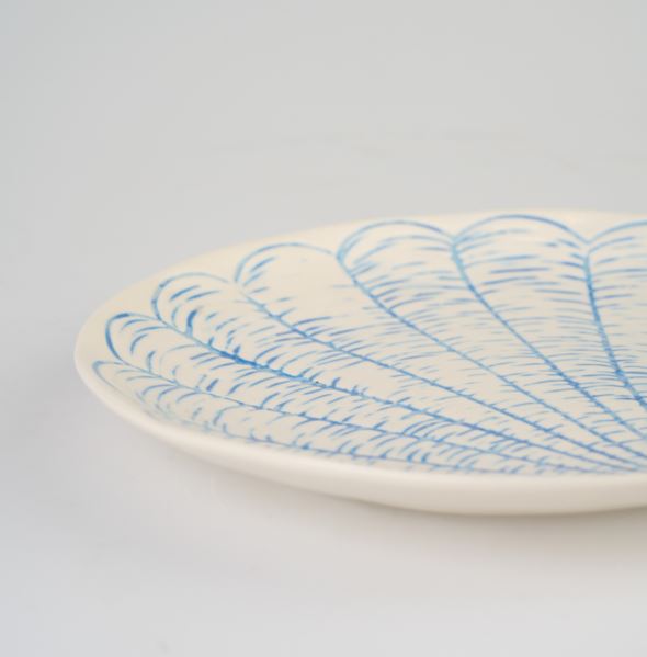 Tallerken blå - 5