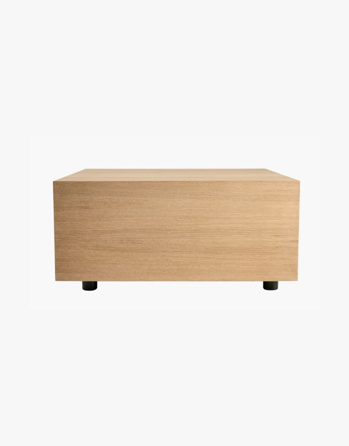 Sofabord natur - 75x75x35 cm natur - 1