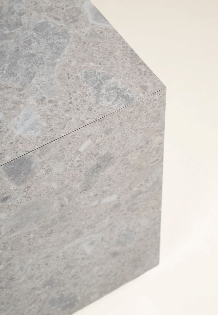 Sofabord multi grå - 5