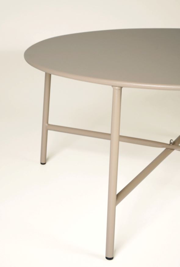 Hagebord mørk beige - 3