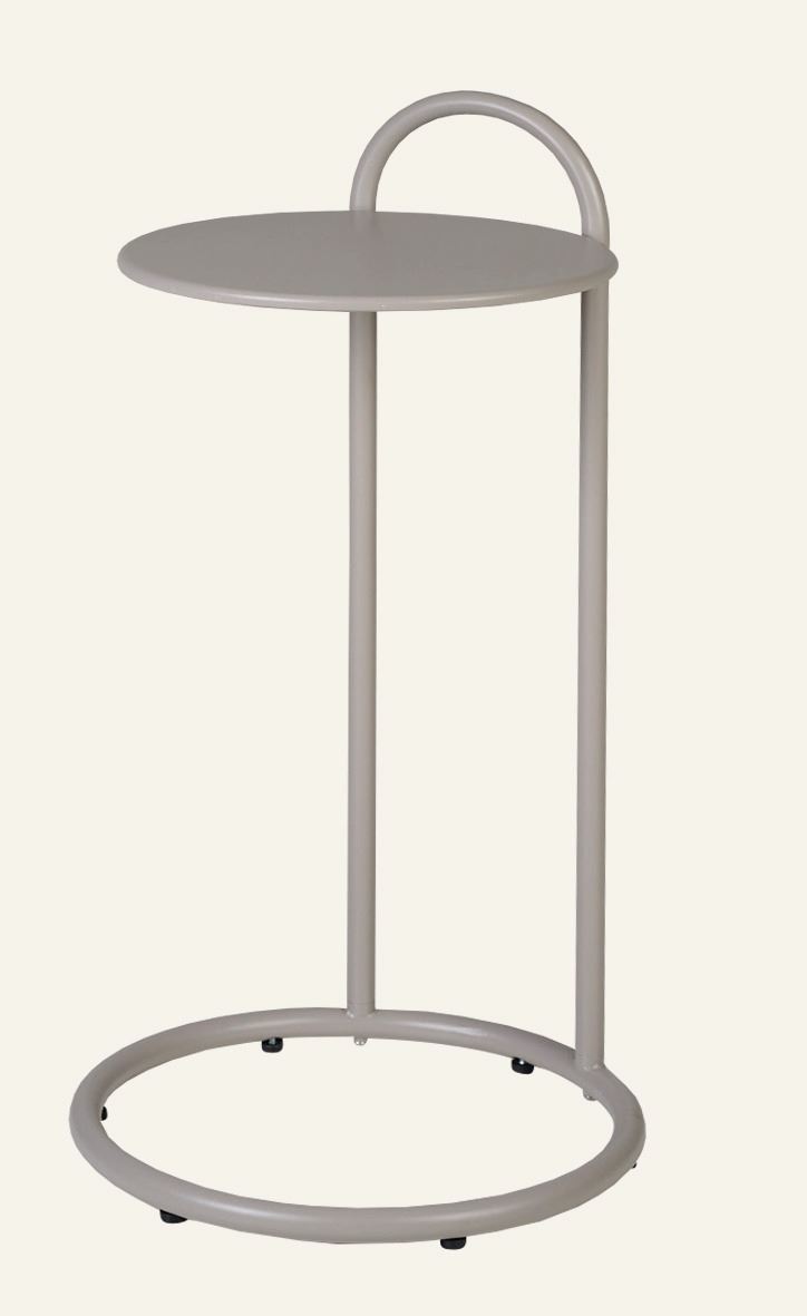Sidebord taupe - 72,5 cm ø35,8 taupe - 1